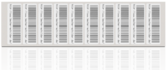 Printed plastic barcode label