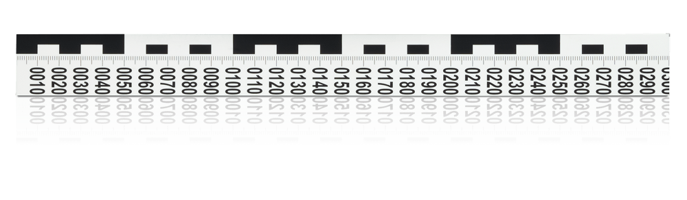 Printed plastic 3D label